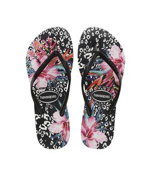 商品Havaianas | Slim Animal Floral Flip Flop Sandal (Toddler/Little Kid/Big Kid),商家Zappos,价格¥119图片