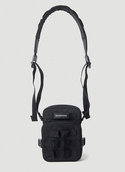 推荐Army Messenger Crossbody Bag in Black商品