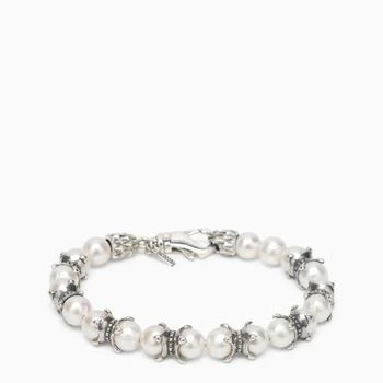 Emanuele Bicocchi | Silver 925 bracelet with pearls and claws,商家The Double F,价格¥1724