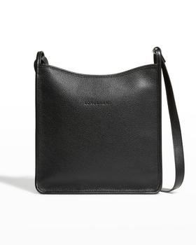 推荐Le Foulonne Medium Leather Zip-Top Crossbody Bag商品