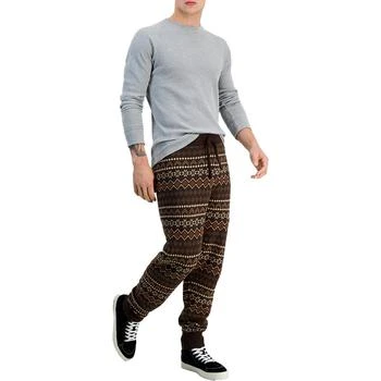 推荐Sun + Stone Mens Knit Fair Isle Jogger Pants商品