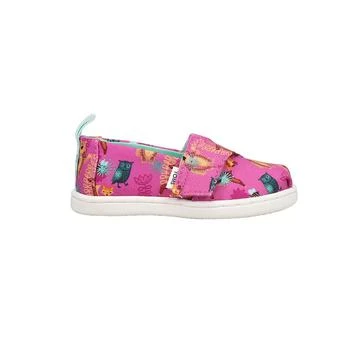 TOMS | Alpargata Graphic Slip On Flats (Infant-Little Kid),商家SHOEBACCA,价格¥183
