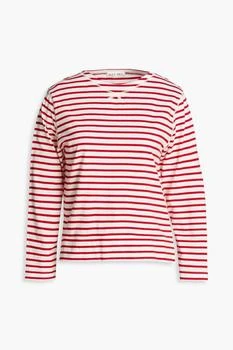 Alex Mill | Beachside striped cotton-jersey top,商家THE OUTNET US,价格¥347