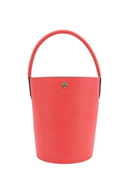 Longchamp | Leather bucket bag with engraved logo 7.9折×额外9.2折, 额外九二折