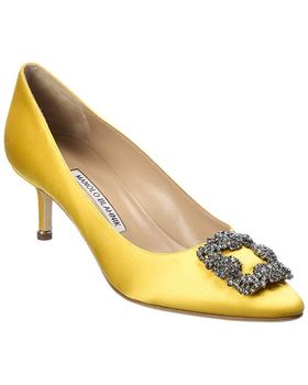 Manolo Blahnik | Manolo Blahnik Hangisi 50 Satin Pump商品图片,5.2折