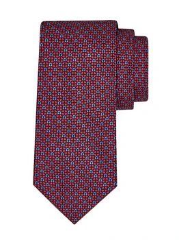 Salvatore Ferragamo | Ada Gancio Woven Silk Tie,商家Saks Fifth Avenue,价格¥1770