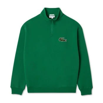 Lacoste | Men's Relaxed Fit French Terry Quarter-Zip Sweatshirt 额外7折, 额外七折