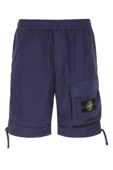 商品Blue stretch cotton bermuda shorts Nd Stone Island Uomo图片
