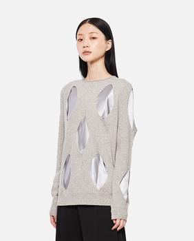 推荐DIAMOND CUT OUT WOOL AND CASHMERE JUMPER商品