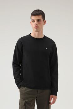 Woolrich | Long-Sleeved Organic Cotton Sheep Tee商品图片,