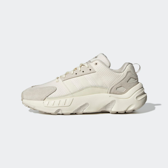 阿迪达斯女鞋高帮鞋, Adidas | 【Brilliant|包邮包税】阿迪达斯 ZX 22 BOOST  训练运动鞋 跑步鞋  GY6697 CWHITE/CWHITE/CBROWN商品图片 6.9折×额外9折, 包邮包税, 额外九折