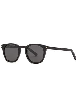 推荐SL28 black wayfarer-style sunglasses商品