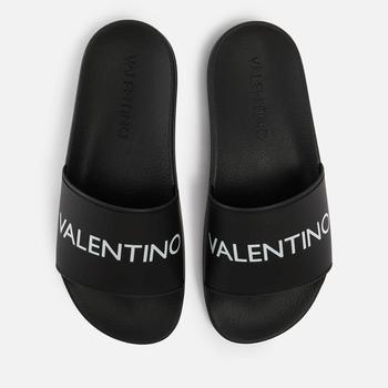 推荐Valentino Xenia Logo-Print Rubber Slides商品