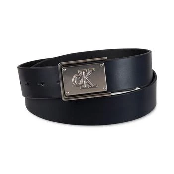Calvin Klein | Men's CK Plate Plaque Belt,商家Macy's,价格¥411