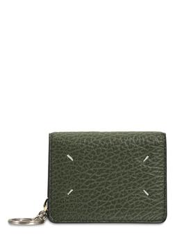 MAISON MARGIELA | Grained Leather Card Holder商品图片,额外7折, 额外七折
