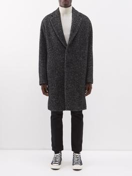 推荐Single-breasted wool-blend relaxed coat商品