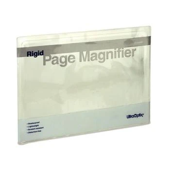 Rigid Full Page Magnifier 8.5X11 by Ultraoptix