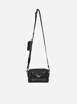 Prada | Re-Nylon and leather crossbody bag 独家减免邮费