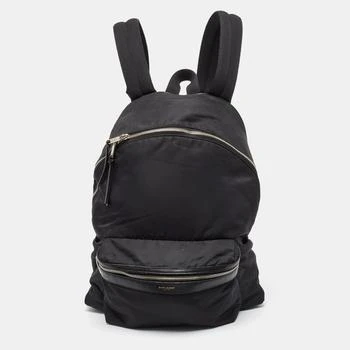 推荐Saint Laurent Black Nylon City Backpack商品