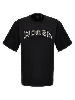 推荐Moose Knuckles Logo Printed Crewneck T-Shirt商品
