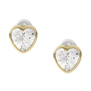Fossil | Sutton Valentine Heart Stainless Steel Stud Earrings商品图片,