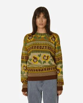 推荐Fair Isle Crewneck Sweater Golden Yellow商品