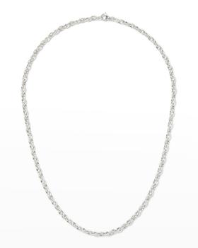 商品Roberto Coin | White Gold Almond Link Chain, 24"L,商家Neiman Marcus,价格¥30485图片