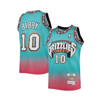 了解迈克达威, Mitchell & Ness | Youth Boys Mike Bibby Red, Turquoise Vancouver Grizzlies 1998/99 Hardwood Classics Fadeaway Swingman Player Jersey商品图片 