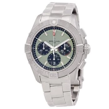 BREITLING | Avenger B01 44mm Chronograph Automatic Green Dial Men's Watch AB0147101L1A1,商家Jomashop,价格¥28057