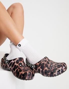Crocs | Crocs classic clogs in leopard mix商品图片,8折×额外9.5折, 额外九五折