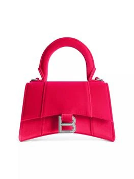 推荐Hourglass XS Handbag In Velvet Jersey商品