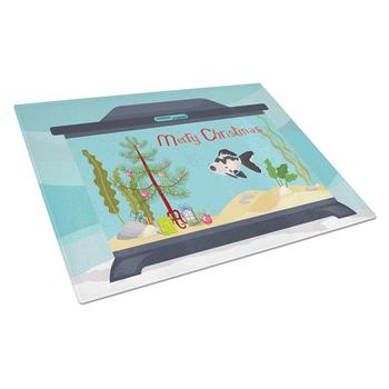 商品Caroline's Treasures | CK4519LCB Telescope Eye Goldfish Merry Christmas Glass Cutting Board L,商家Verishop,价格¥280图片