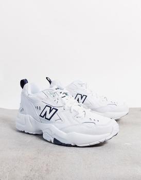 新百伦608, New Balance | New Balance 608 chunky trainers in white商品图片 8折