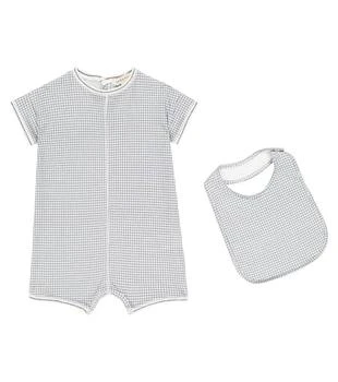 Caramel | 婴幼儿 — Petersham棉质连身衣与围兜套装,商家MyTheresa CN,价格¥367