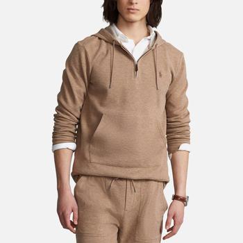 ralph lauren polo, Ralph Lauren | Polo Ralph Lauren Men's Double Knit Quarter-Zip Hoodie - Italian Heather商品图片 5折