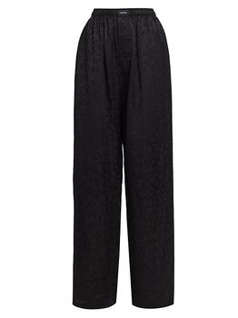 商品Balenciaga | Logo Silk Pajama Pants,商家Saks Fifth Avenue,价格¥11507图片