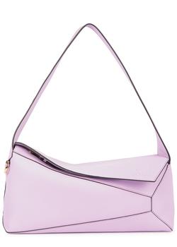 罗意威puzzle价格, Loewe | Puzzle Hobo lilac leather shoulder bag商品图片 