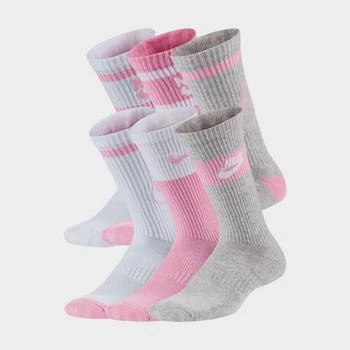 NIKE | Kids' Nike Everyday Cushioned Crew Socks (6-Pack),商家Finish Line,价格¥165