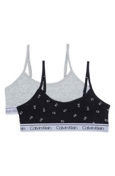 商品Calvin Klein | Monogram Pullover Bralettes - Pack of 2,商家Nordstrom Rack,价格¥32图片