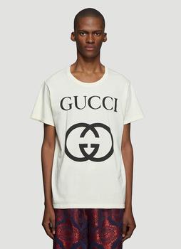 Gucci | Logo T-Shirt in White商品图片,