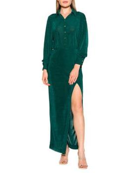 ALEXIA ADMOR | Rae Long Sleeves Button Down Dress商品图片,3.6折