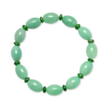 商品Macy's | Jade & Chrome Diopside (2-7/8 ct. t.w.) Stretch Bracelet,商家Macy's,价格¥1537图片