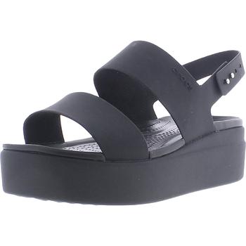 crocs, Crocs | Crocs Womens Brooklyn Platform Ankle Strap Wedge Sandals商品图片 3.9折