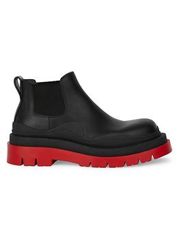 bottega veneta鞋马丁靴, Bottega Veneta | Tire Leather Chelsea Boots商品图片 