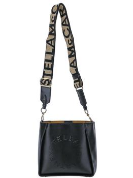Stella McCartney | Black Logo Shoulder Bag商品图片,
