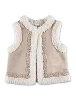 Chloé | Chloé Kids Faux-Fur Sleeveless Gilet商品图片,7.6折