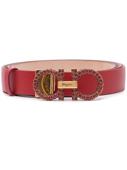 更多菲拉格慕皮带, Salvatore Ferragamo | Salvatore Ferragamo Women's Red Leather Belt商品图片 