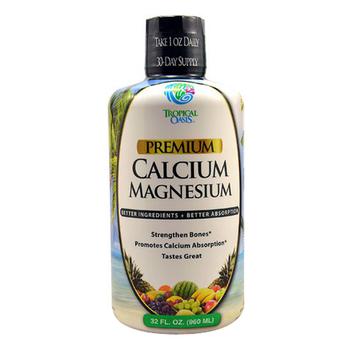 商品Tropical Oasis Premium Calcium Magnesium Liquid, 32 Oz图片