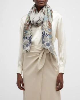 Loro Piana | Floral Cashmere Stole 