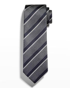 推荐Men's Stripe Silk Tie商品